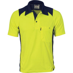 DNC HiVis 2-Tone Action Short Sleeve Polo - 3893