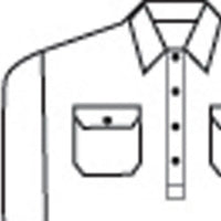 DNC HiVis 2-Tone Closed Front Long Sleeve Drill Shirt with Gusset Sleeve - 3834-Queensland Workwear Supplies