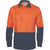 DNC HiVis 2-Tone Closed Front Long Sleeve Drill Shirt with Gusset Sleeve - 3834-Queensland Workwear Supplies