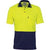 DNC HiVis 2-Tone Cotton Back Fluoro Short Sleeve Polo - 3814-Queensland Workwear Supplies