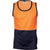 DNC HiVis 2-Tone Cotton Back Singlet - 3841-Queensland Workwear Supplies