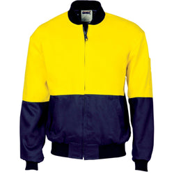 DNC HiVis 2-Tone Cotton Bomber Jacket - 3757