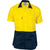 DNC HiVis 2-Tone Cotton Drill Short Sleeve Shirt - 3831-Queensland Workwear Supplies