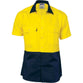 DNC HiVis 2-Tone Cotton Drill Short Sleeve Shirt - 3831