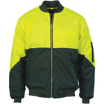 DNC HiVis 2-Tone Flying Jacket - 3861-Queensland Workwear Supplies