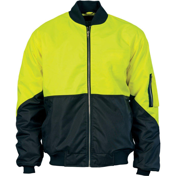 DNC HiVis 2-Tone Flying Jacket - 3861-Queensland Workwear Supplies