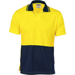 DNC HiVis 2-Tone Food Industry Short Sleeve Polo - 3903-Queensland Workwear Supplies