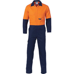 DNC HiVis 2-Tone Light Weight Coverall - 3852