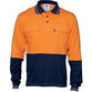 DNC HiVis 2-Tone Long Sleeve Cotton Jersey Polo Twin Pocket - 3944