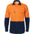 DNC HiVis 2-Tone Press Stud Long Sleeve Shirt - 3838-Queensland Workwear Supplies