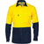 DNC HiVis 2-Tone Press Stud Long Sleeve Shirt - 3838-Queensland Workwear Supplies