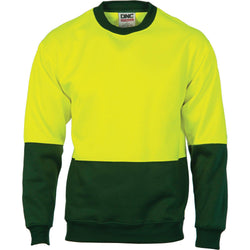 DNC HiVis 2-Tone Sweat Shirt Crew-Neck - 3821