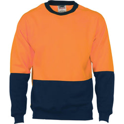 DNC HiVis 2-Tone Sweat Shirt Crew-Neck - 3821