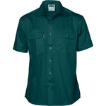 DNC HiVis Cool-Breeze Short Sleeve Work Shirt - 3207-Queensland Workwear Supplies