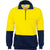 DNC HiVis Cotton 1/2 Zip Fleecy Sweat Shirt - 3923-Queensland Workwear Supplies