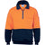 DNC HiVis Cotton 1/2 Zip Fleecy Sweat Shirt - 3923-Queensland Workwear Supplies