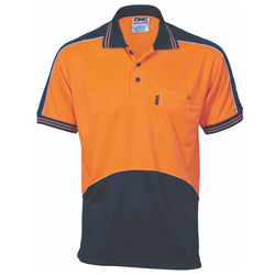 DNC HiVis Micromesh Panel Short Sleeve Polo -3891