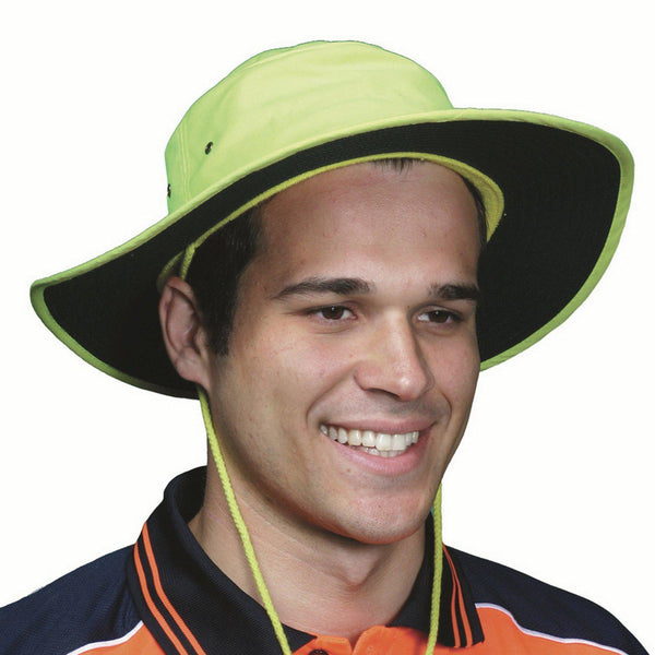DNC HiViz Safety Hat - H024-Queensland Workwear Supplies