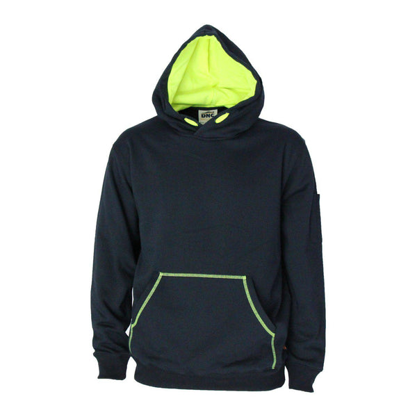 DNC Kangaroo Pocket Super Brushed Fleece Hoodie - 5423-Queensland Workwear Supplies