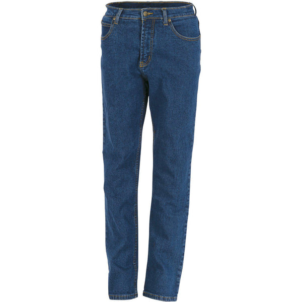 DNC Ladies Denim Stretch Jeans - 3338-Queensland Workwear Supplies