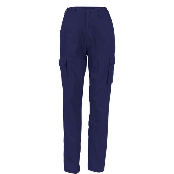 DNC Ladies Drill Cargo Pants - 3322-Queensland Workwear Supplies