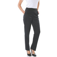 DNC Ladies Flat Front Trousers - 4552-Queensland Workwear Supplies