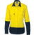 DNC Ladies HiVis 2-Tone Long Sleeve Cotton Shirt - 3940-Queensland Workwear Supplies