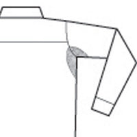 DNC Ladies HiVis 2-Tone Long Sleeve Cotton Shirt - 3940-Queensland Workwear Supplies