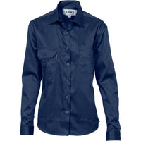 DNC Ladies Short Sleeve Drill Shirt - 3232-Queensland Workwear Supplies
