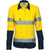 DNC Ladies Taped HiVis 2-Tone Long Sleeve Drill Shirt - 3936-Queensland Workwear Supplies