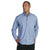 DNC Long Sleeve Polyester Cotton Chambray Business Shirt - 4122-Queensland Workwear Supplies