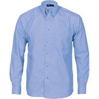 DNC Long Sleeve Polyester Cotton Chambray Business Shirt - 4122-Queensland Workwear Supplies