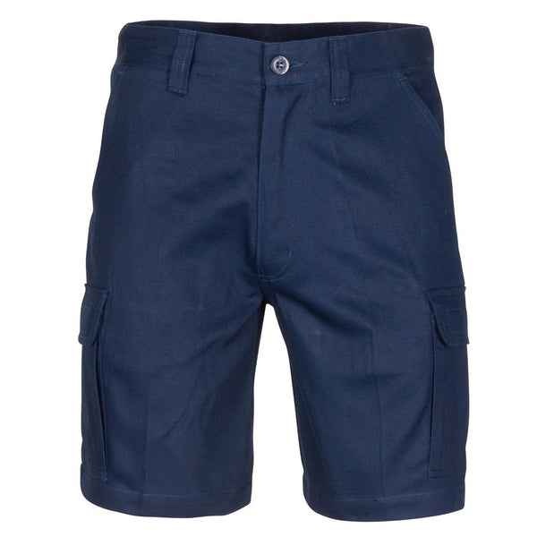 DNC Middle Weight Double Slant Cargo Shorts (Shorter Leg Length) - 3358-Queensland Workwear Supplies