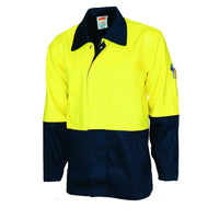 DNC Patron Saint Flame Retardant 2-Tone Drill Welders Jacket - 3431-Queensland Workwear Supplies