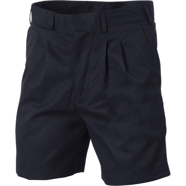 DNC Pleat Front Permanent Press Shorts - 4501-Queensland Workwear Supplies