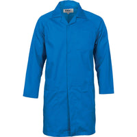 DNC Polyester Cotton Dust Coat With External Pocket - 3502-Queensland Workwear Supplies