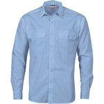 DNC Polyester Cotton Long Sleeve Work Shirt - 3212-Queensland Workwear Supplies