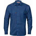 DNC Polyester Cotton Long Sleeve Work Shirt - 3212-Queensland Workwear Supplies