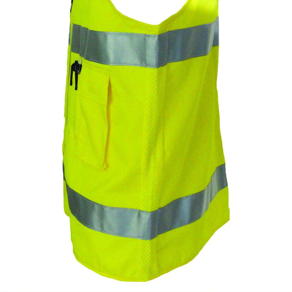 DNC Taped Cotton Air-Flow Safety Vest - 3809-Queensland Workwear Supplies