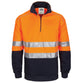 DNC Taped HiVis 2-Tone 1/2 Zip Fleecy  - 3729