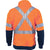 DNC Taped HiVis 2-Tone 1/2 Zip Fleecy - 3929-Queensland Workwear Supplies