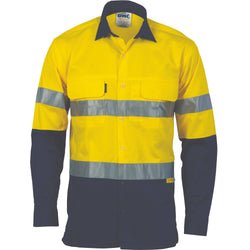 DNC Taped HiVis 2-Tone 3-Way Long Sleeve Shirt - 3948