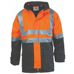 DNC Taped HiVis 2-Tone "4in1" Breathable Jacket - 3864