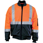 DNC Taped HiVis 2-Tone Bomber Jacket - 3762-Queensland Workwear Supplies