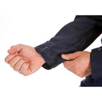 DNC Taped HiVis 2-Tone Closed Front Long Sleeve Cotton Shirt - 3849-Queensland Workwear Supplies