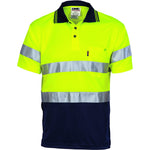 DNC Taped HiVis 2-Tone Cool-Breathe Short Sleeve Polo Shirt - 3715-Queensland Workwear Supplies