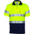 DNC Taped HiVis 2-Tone Cool-Breathe Short Sleeve Polo Shirt - 3715-Queensland Workwear Supplies