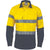 DNC Taped HiVis 2-Tone Cool-Breeze Long Sleeve Cotton Shirt - 3966-Queensland Workwear Supplies