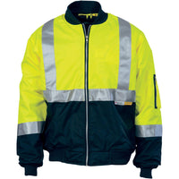 DNC Taped HiVis 2-Tone Flying Jacket - 3862-Queensland Workwear Supplies