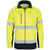 DNC Taped HiVis 2-Tone Full Zip Fleecy - 3726-Queensland Workwear Supplies